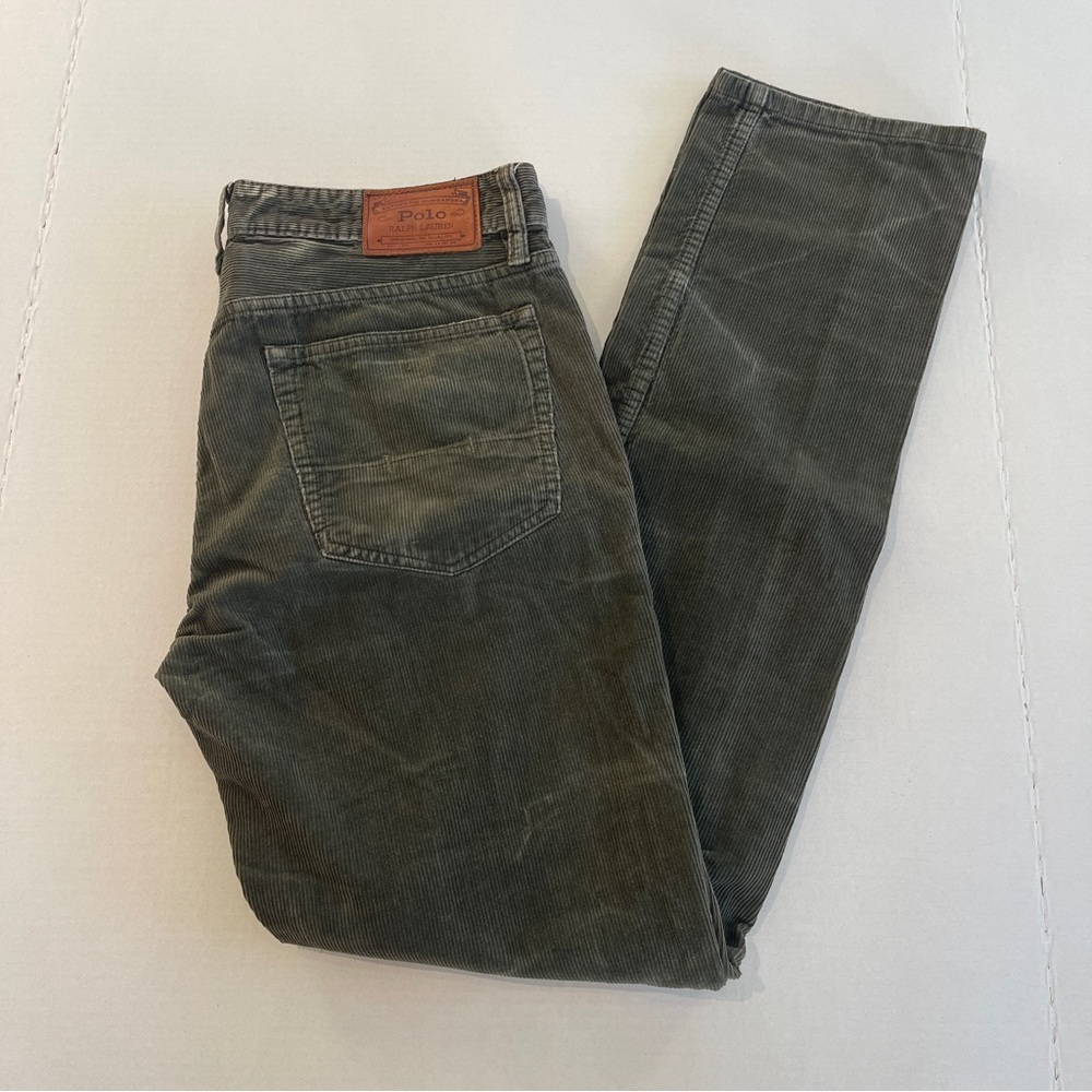 Polo Ralph Lauren Men's Olive Corduroy Pants Size 31x32